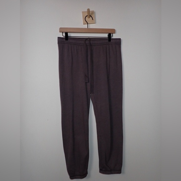 Victoria's Secret PINK Heather Maroon Relaxed Lounge Jogger Sweatpants Y2K sz S - Picture 1 of 6
